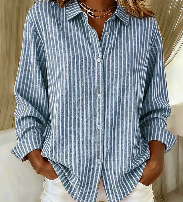 Jimena | Camisa de Riscas com Botões