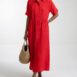Lysandra — Vestido camisa fluido de verão
