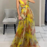 Giselle | Maxi Vestido Urokliwy com Padrão Floral