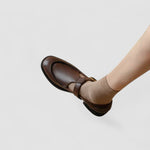 Ariana - Sapatos Ortopédicos Mary Jane De Ponto Quadrado