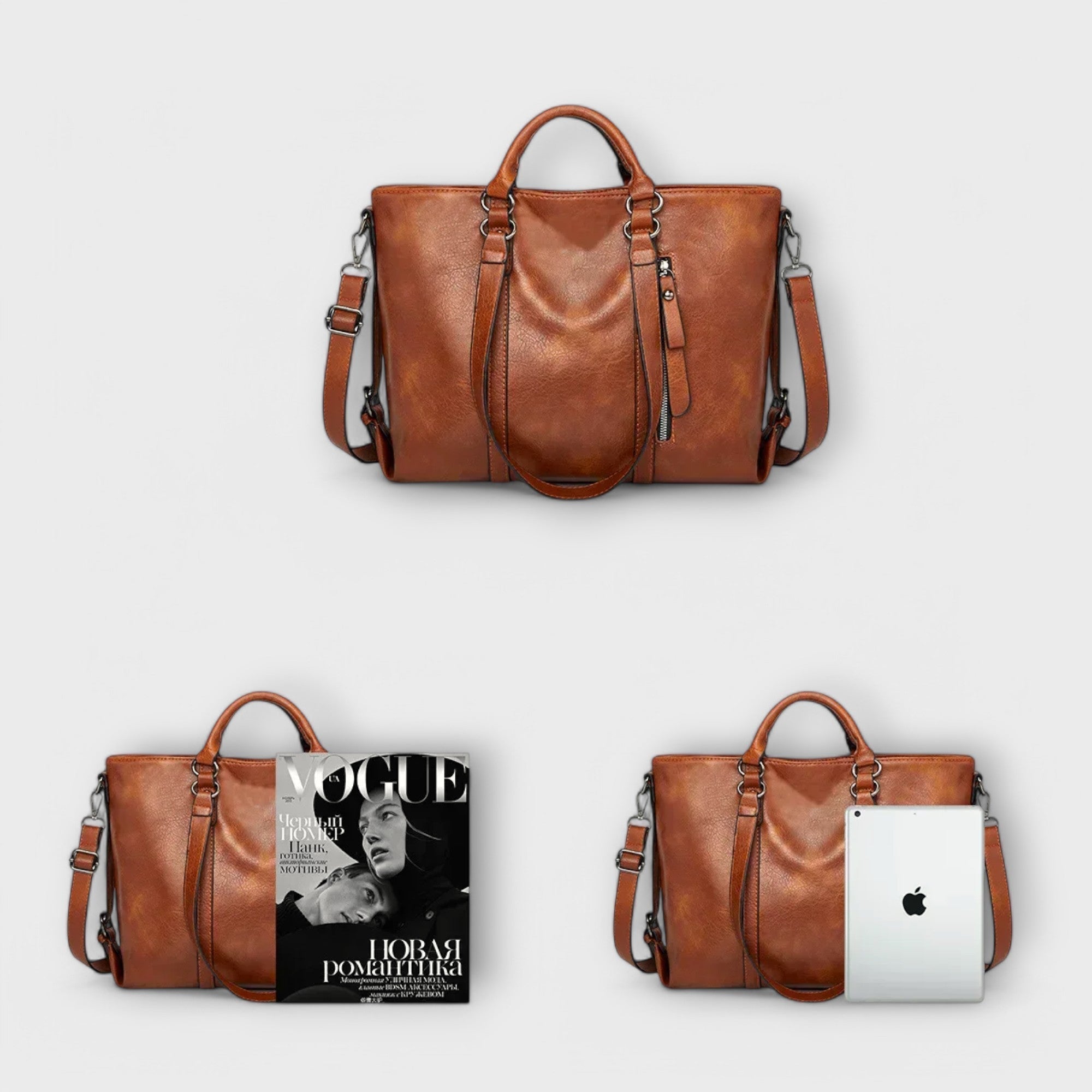 Olívia - Grande Bolsa de Couro