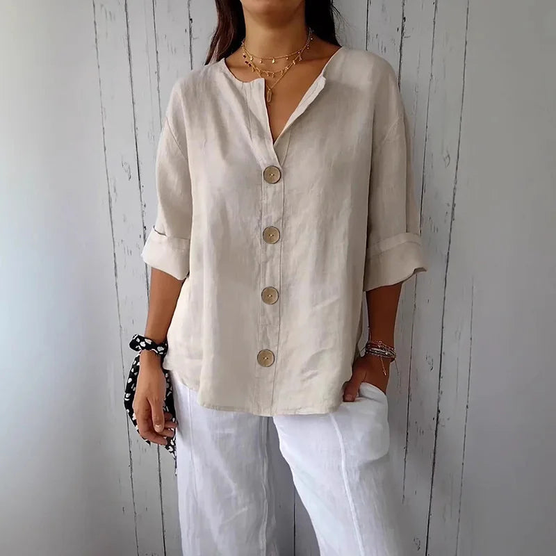 Erlinda™ | Blusa de Verão Descontraída