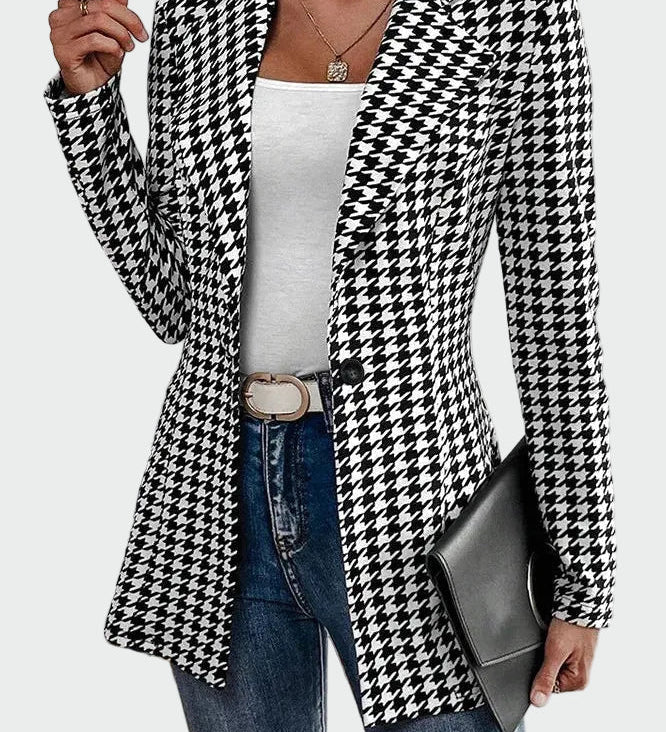 Blazer em linha elegante e refinada