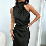 Tyra | Vestido de soirée elegante com decote halter