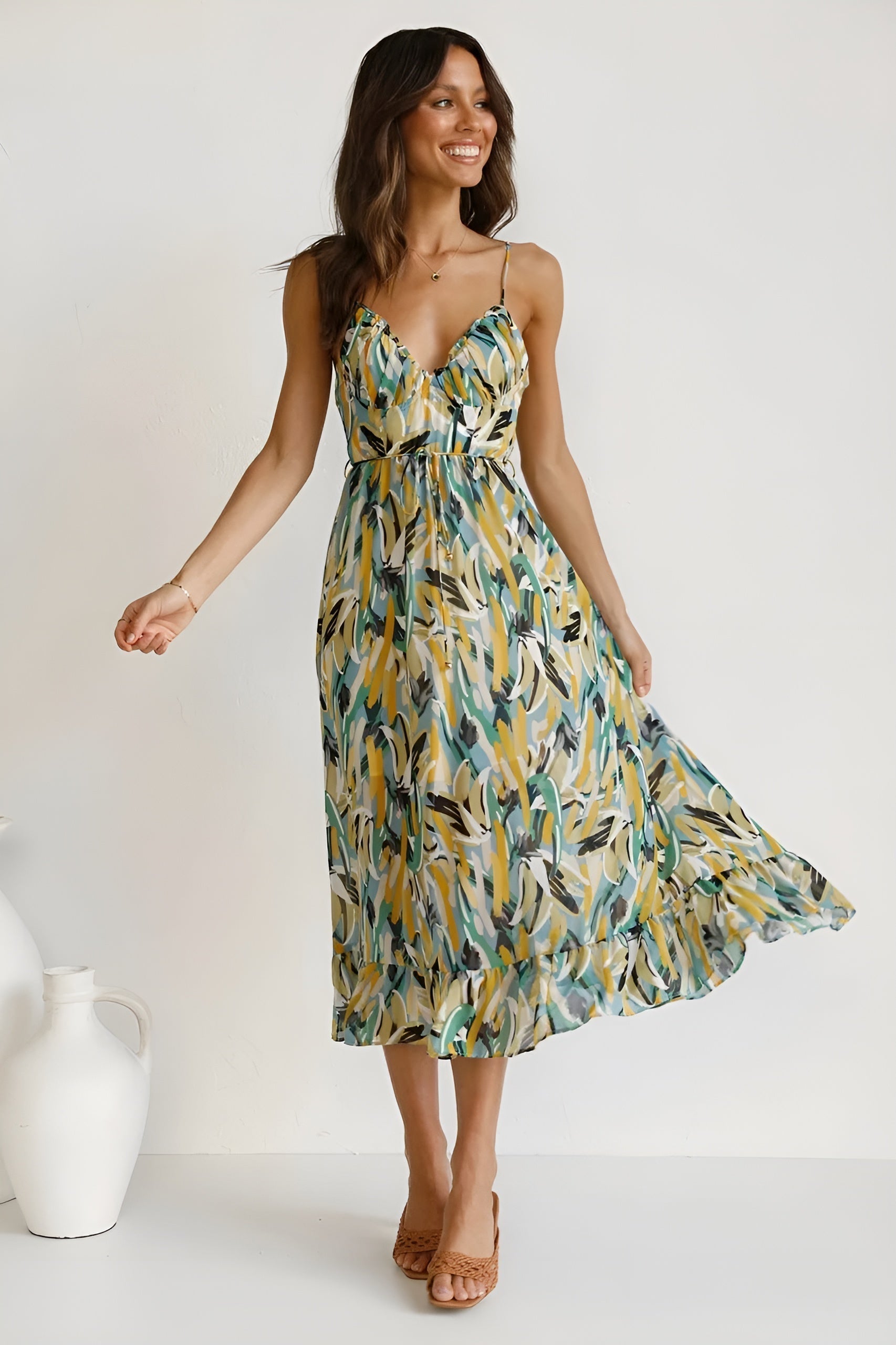 Evelina | Vestido elegante e colorido