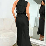Tyra | Vestido de soirée elegante com decote halter