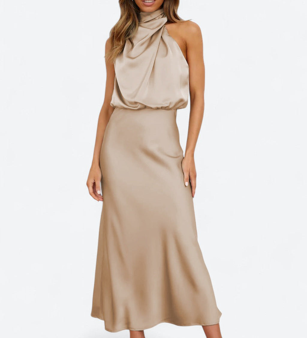 Tyra | Vestido de soirée elegante com decote halter