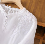 Cassiana - Blusa de Algodão e Linho