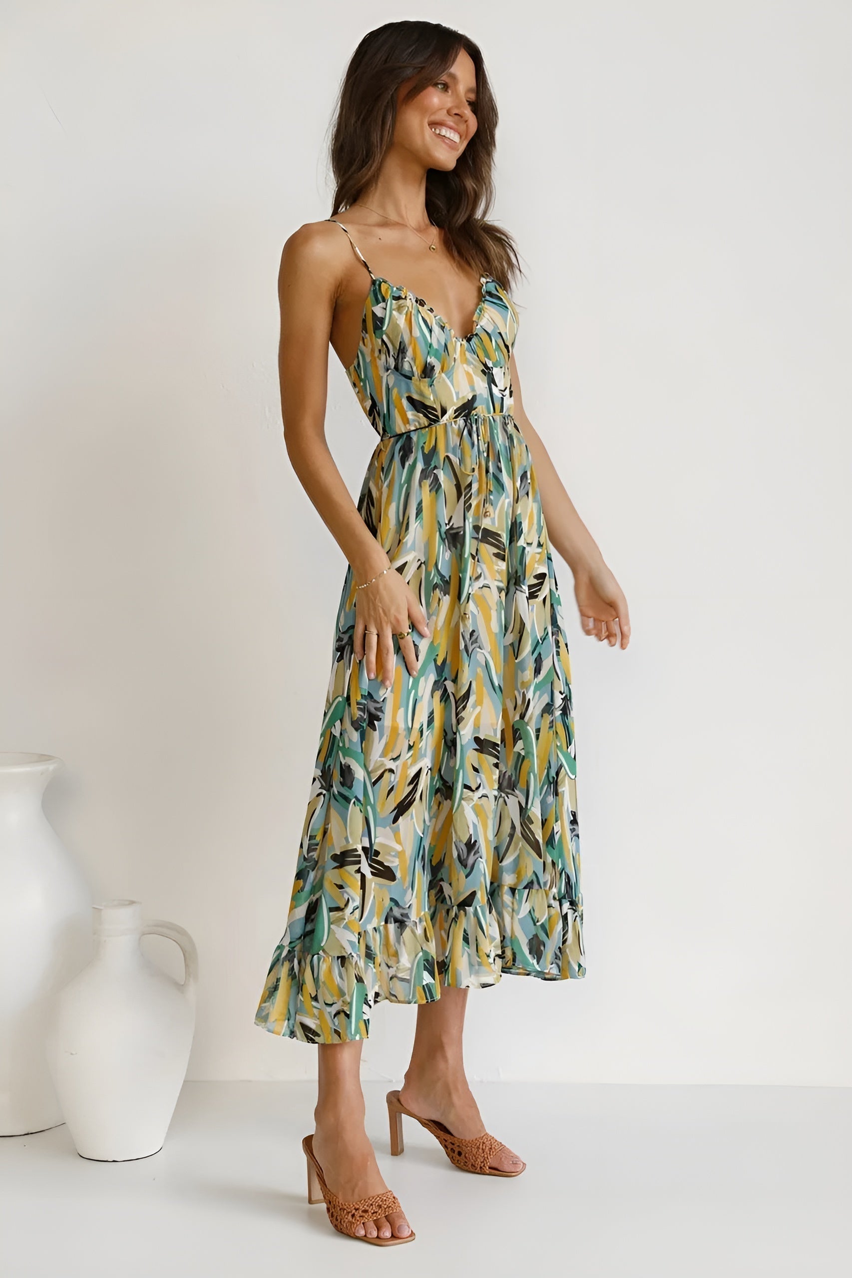 Evelina | Vestido elegante e colorido