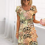 Danielle – Vestido elegante fluido com volantes