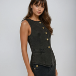 Felicia | Conjunto em denim elegante