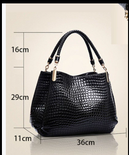 Lusso Milano - Bolsas de Crocodilo para Ombro