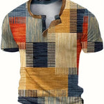 Rodrigo | Camisa patchwork de manga curta