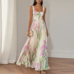 Oriah | Vestido Maxi A-Line Floral