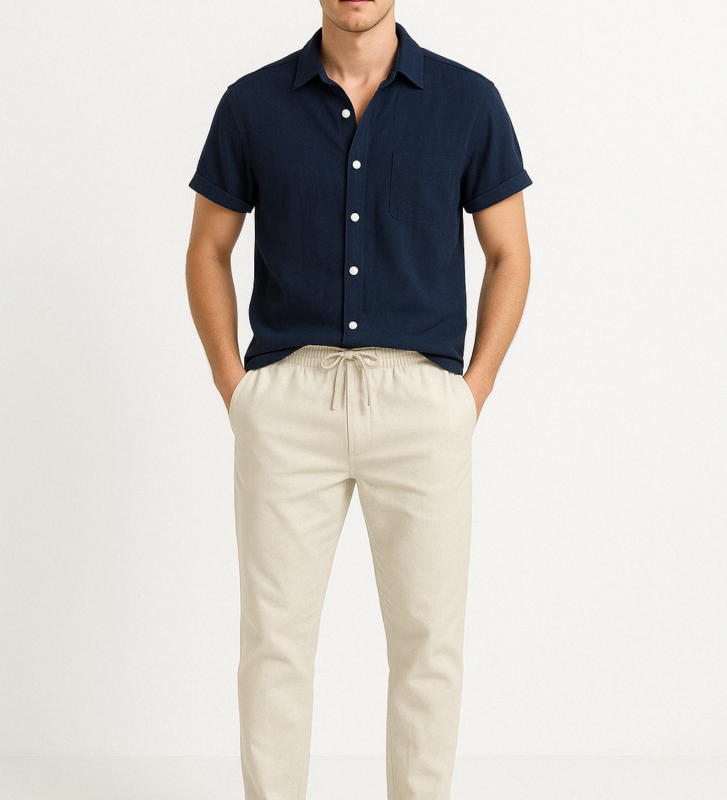Conjunto de Camisa e Calças - Verão