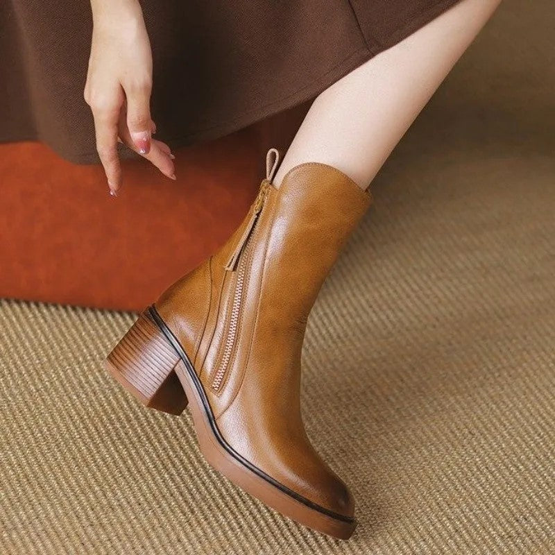 Botins em Couro