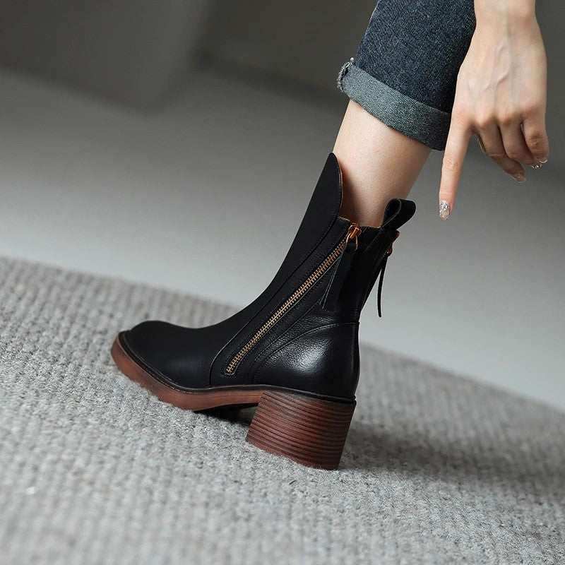 Botins em Couro