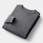 João - Mixed Knit Round Neck Jumper
