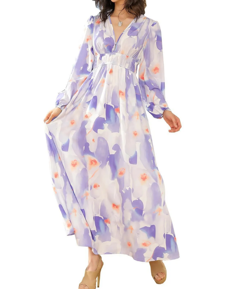 Celine | Vestido Feminino com Padrão Floral