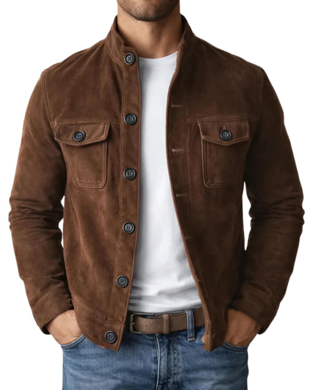 Tommaso | Bomber em Camurça Premium