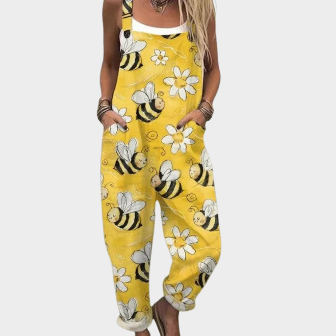 Combinada de trabalho estampada