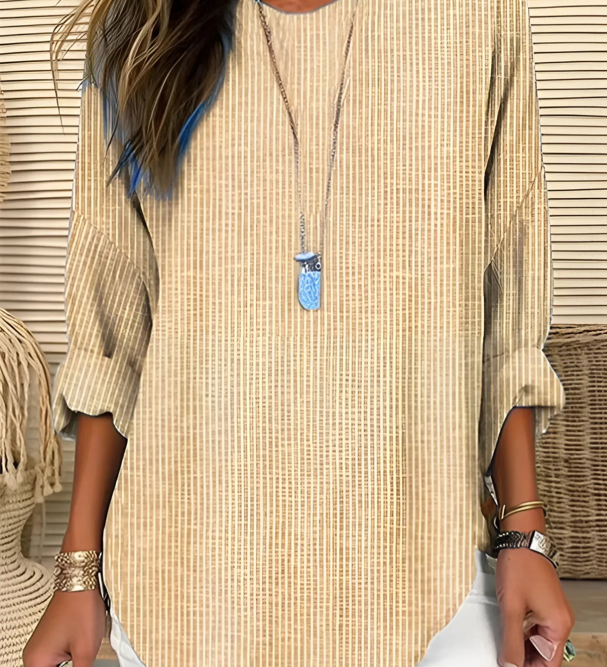 Rhea™ | Blusa às riscas