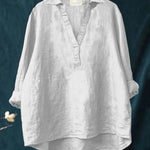 Andrea | Blusa de Linho Elegante para o Verão