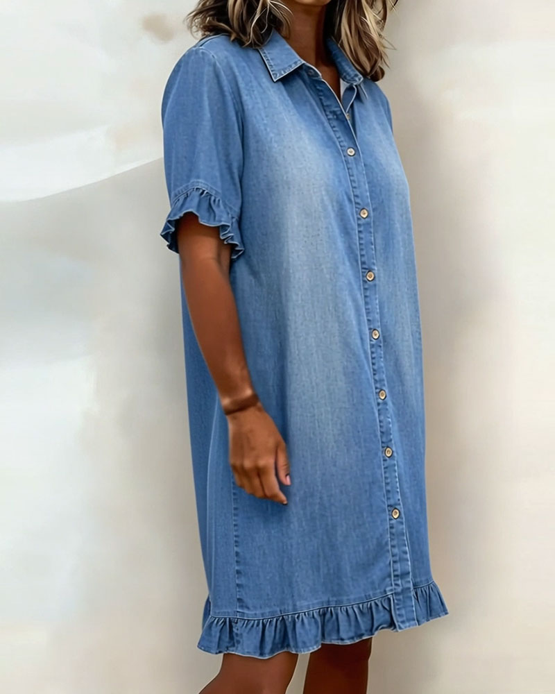 Laura | Vestido de denim confortável