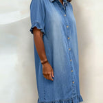 Laura | Vestido de denim confortável