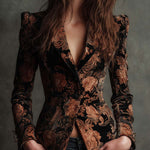 Yvette | Blazer Floral Ornamental Personalizado