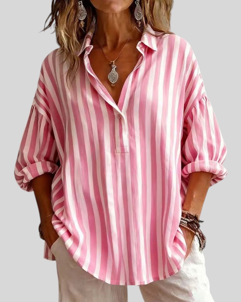Nora™ | Blusa às riscas