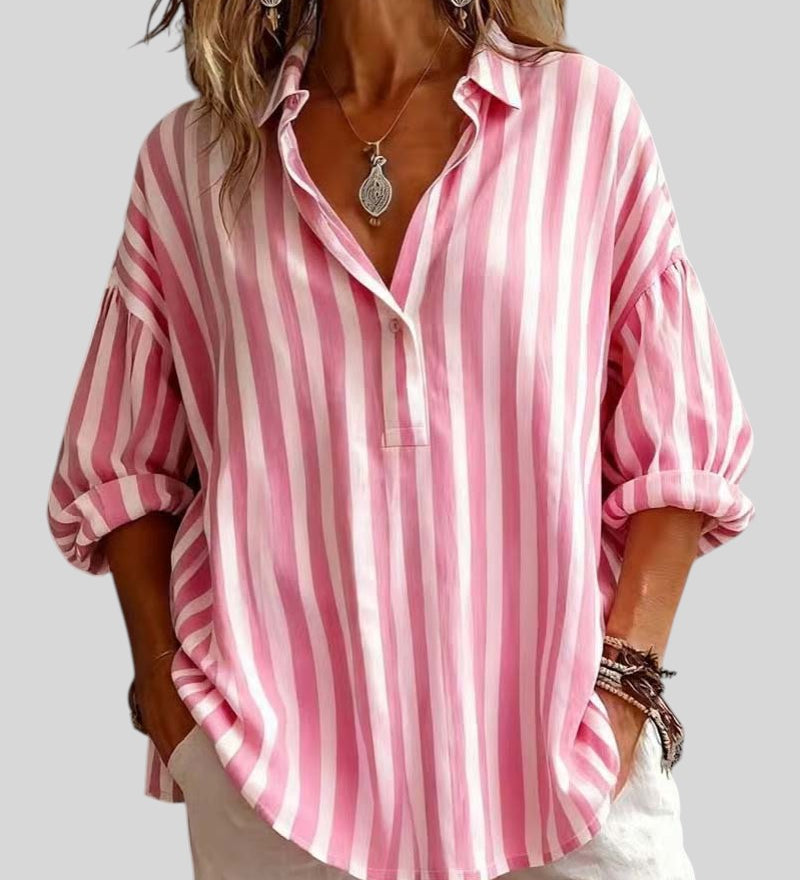 Nora™ | Blusa às riscas