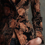 Yvette | Blazer Floral Ornamental Personalizado