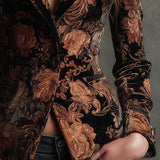 Yvette | Blazer Floral Ornamental Personalizado
