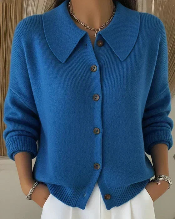 Vega | Casaco de Malha com Gola Camisa - 1