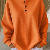 Milagros | Sweatshirt Henley Gofrada - 1