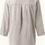 Solénya™ | Blusa de algodão-linho