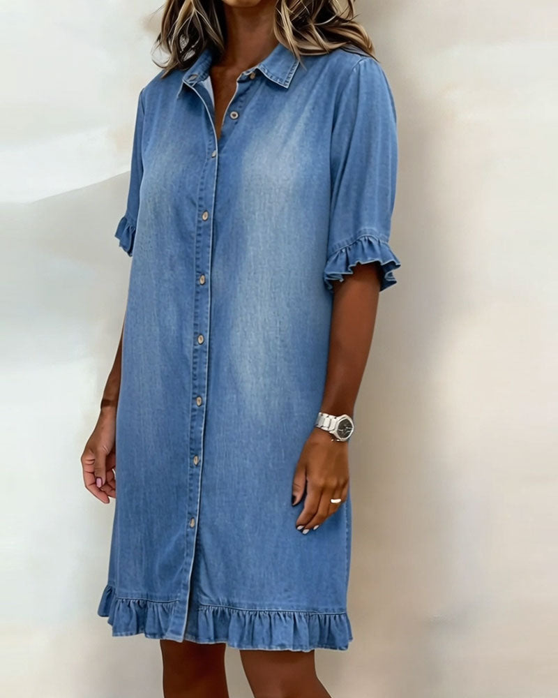 Laura | Vestido de denim confortável