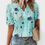 Emília - Blusa com decote em V