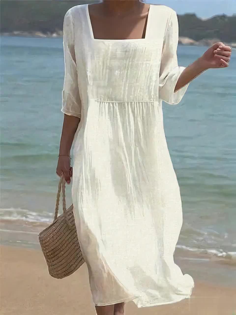 Vestido informal de mulher.