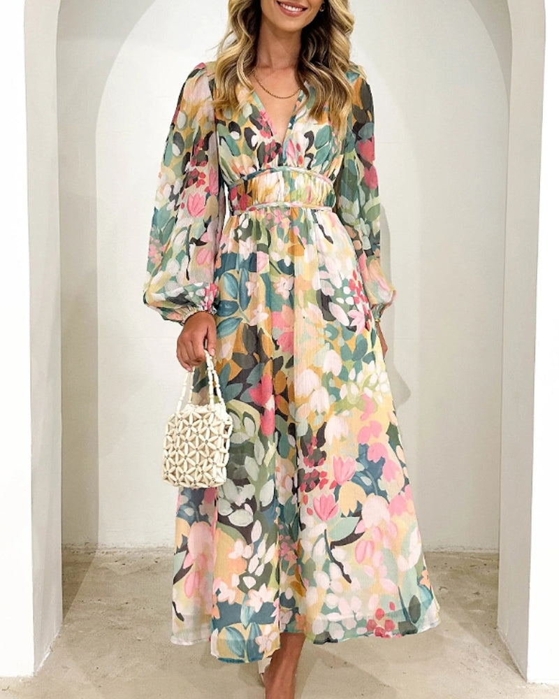 Celine | Vestido Feminino com Padrão Floral