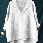Samantha | Blusa de Linho Elegante para o Verão