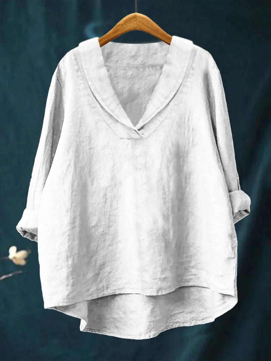Hortense™ | Blusa de col V fluida