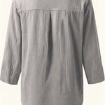 Solénya™ | Blusa de algodão-linho