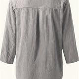 Solénya™ | Blusa de algodão-linho