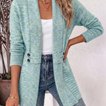 Elegante Cardigan para Mulheres - Frente Aberta & Cintura Ajustada