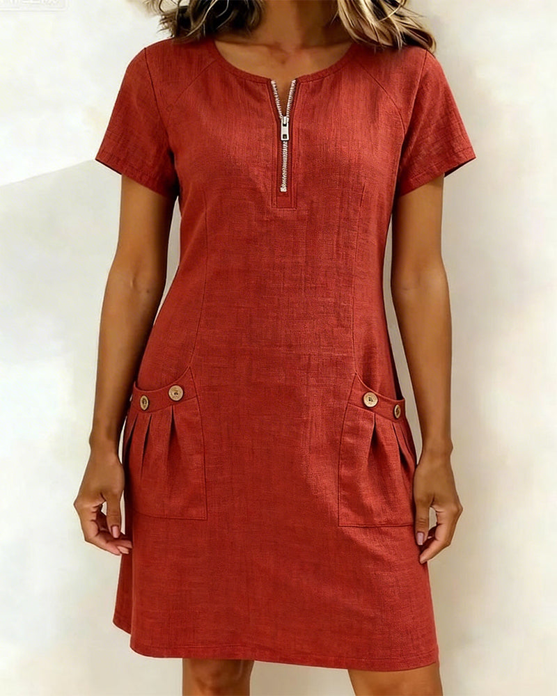 Vestido Lina — A elegância natural no dia a dia
