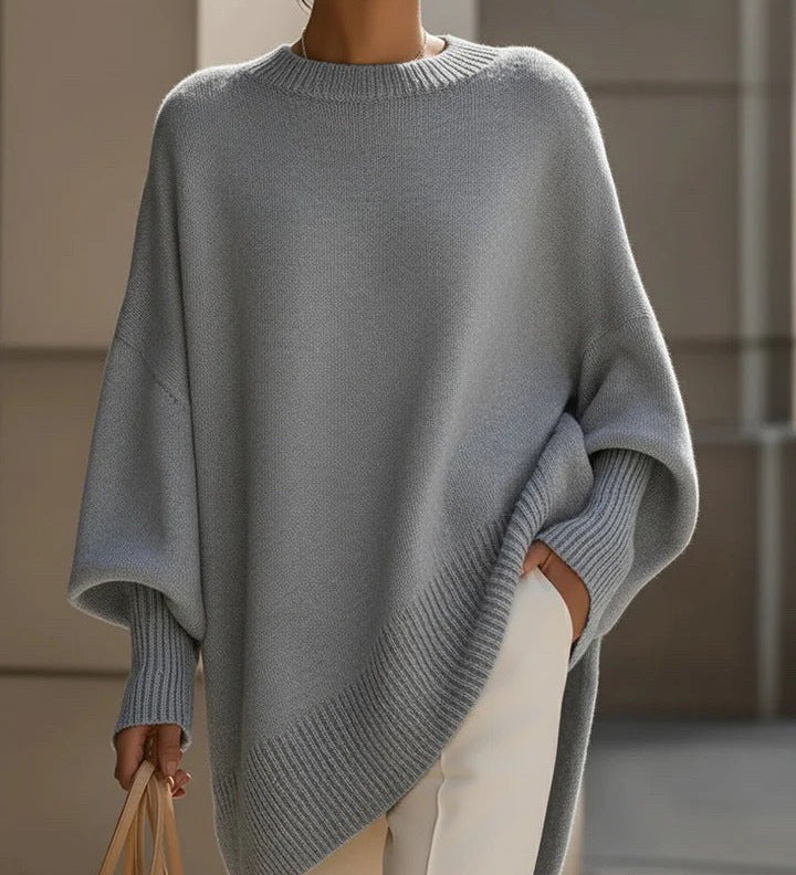 Livia – Sweater poncho oversized suave