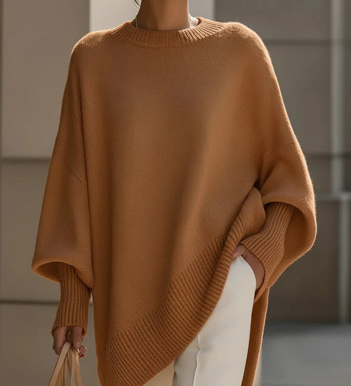 Livia – Sweater poncho oversized suave