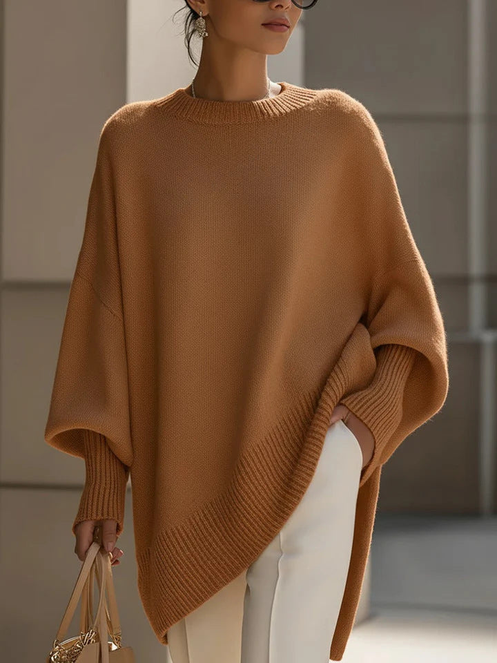 Livia – Sweater poncho oversized suave